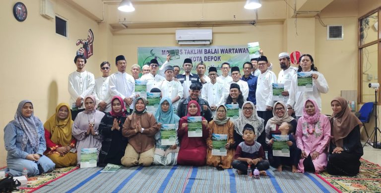 Wartawan Kota Depok Menggelar Acara Rutinitas Kegiatan Pengajian Bulanan