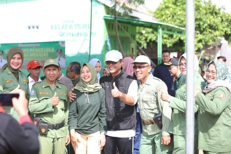 Bupati Lampung Tengah Mencanangkan Program Pengelolaan Sampah Mandiri