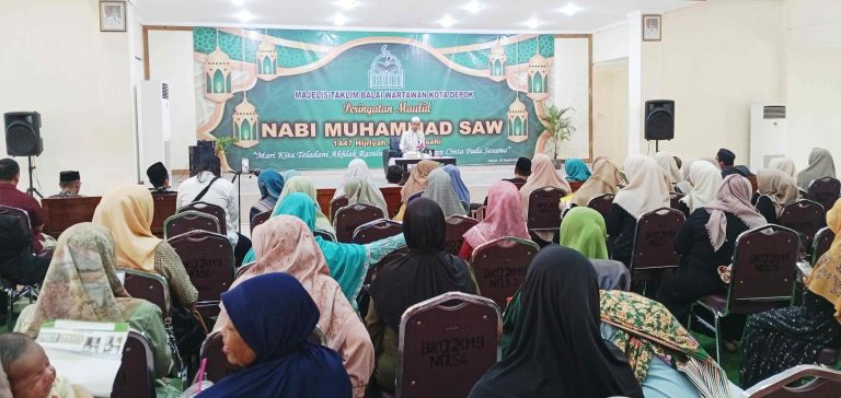 MT. Balai Wartawan Depok Gelar Maulid Nabi