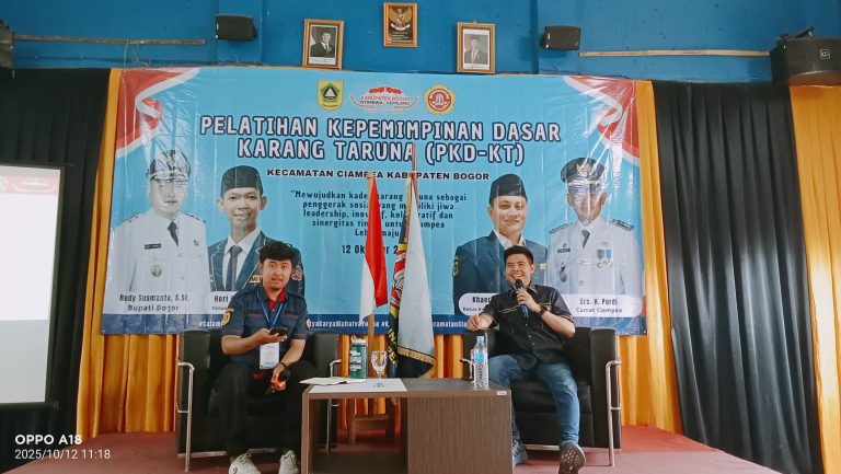 Katar Kecamatan Ciampea Menggelar Pelatihan Kepemimpinan Dasar